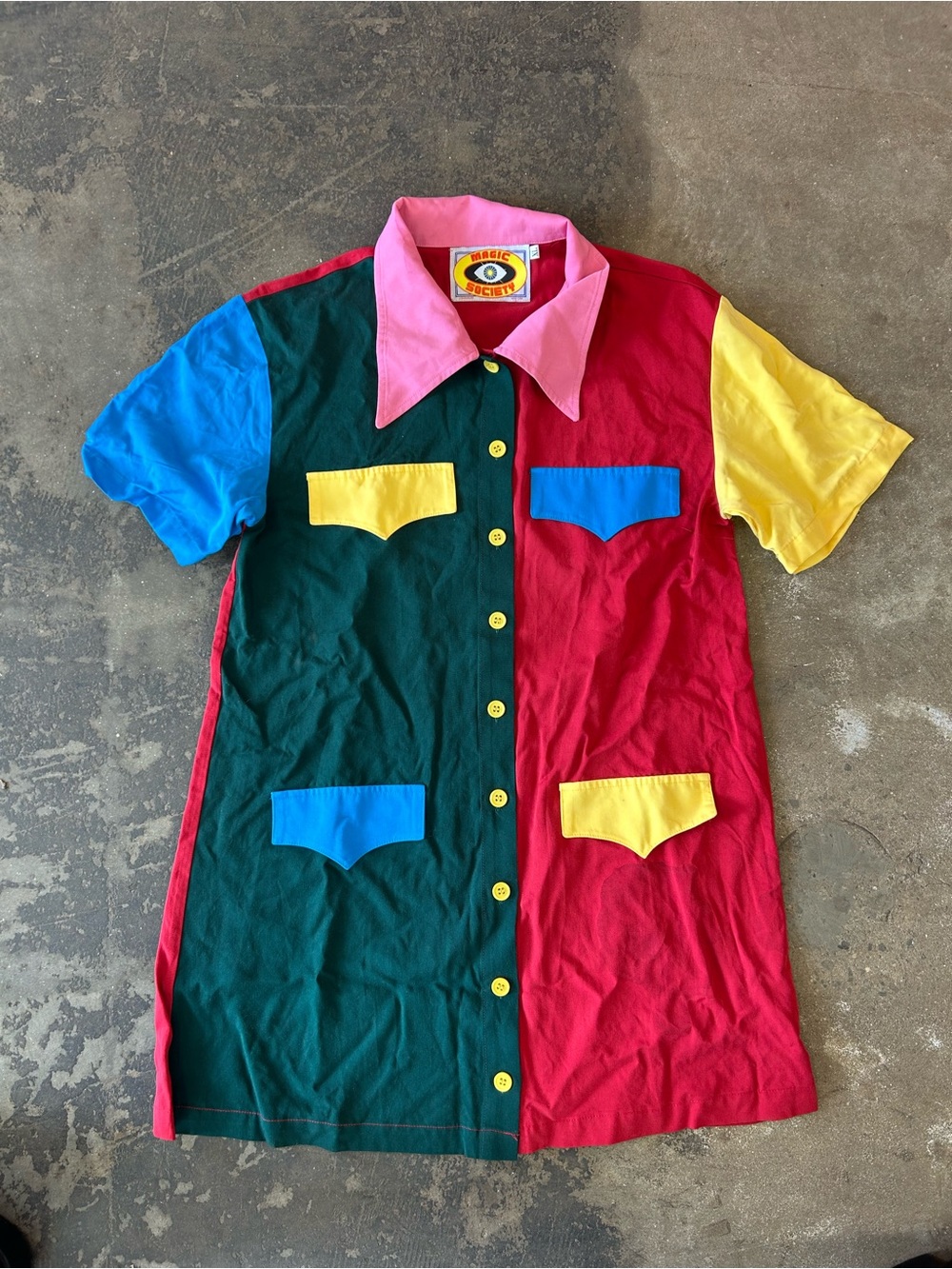 Magic Society “Sure Jan” Colorblock 60s Mini Dress